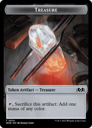 Treasure // Food (0011) Double-Sided Token [Wilds of Eldraine Tokens] - MTG Single