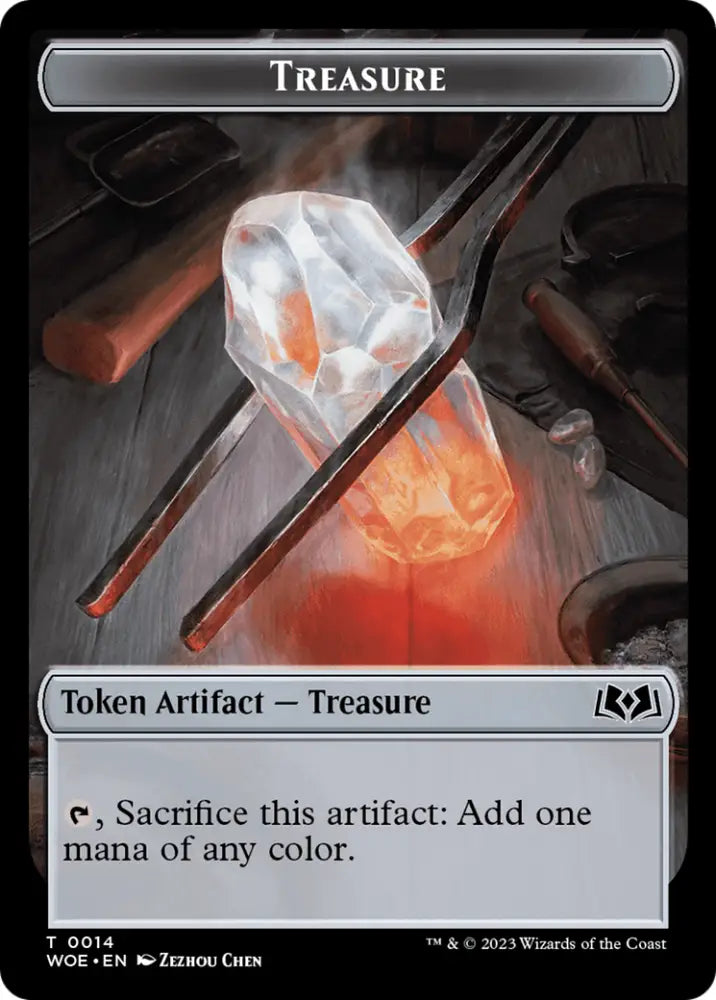 Treasure // Food (0013) Double-Sided Token [Wilds of Eldraine Tokens] - MTG Single