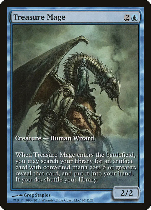 Treasure Mage (Extended Art) [Mirrodin Besieged Promos] - MTG Single