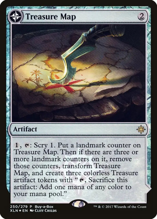 Treasure Map // Treasure Cove (Buy-A-Box) [Ixalan Treasure Chest] - MTG Single