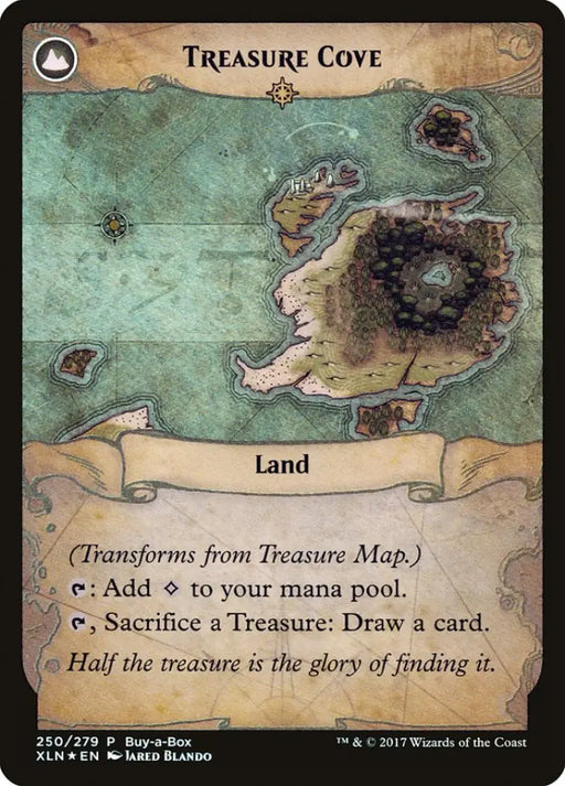 Treasure Map // Treasure Cove (Buy-A-Box) [Ixalan Treasure Chest] - MTG Single