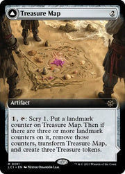 Treasure Map // Treasure Cove (Extended Art) [The Lost Caverns of Ixalan] - MTG Single