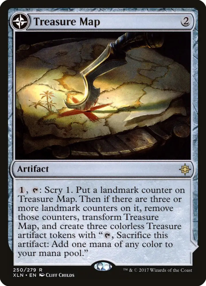 Treasure Map // Treasure Cove [Ixalan] - MTG Single