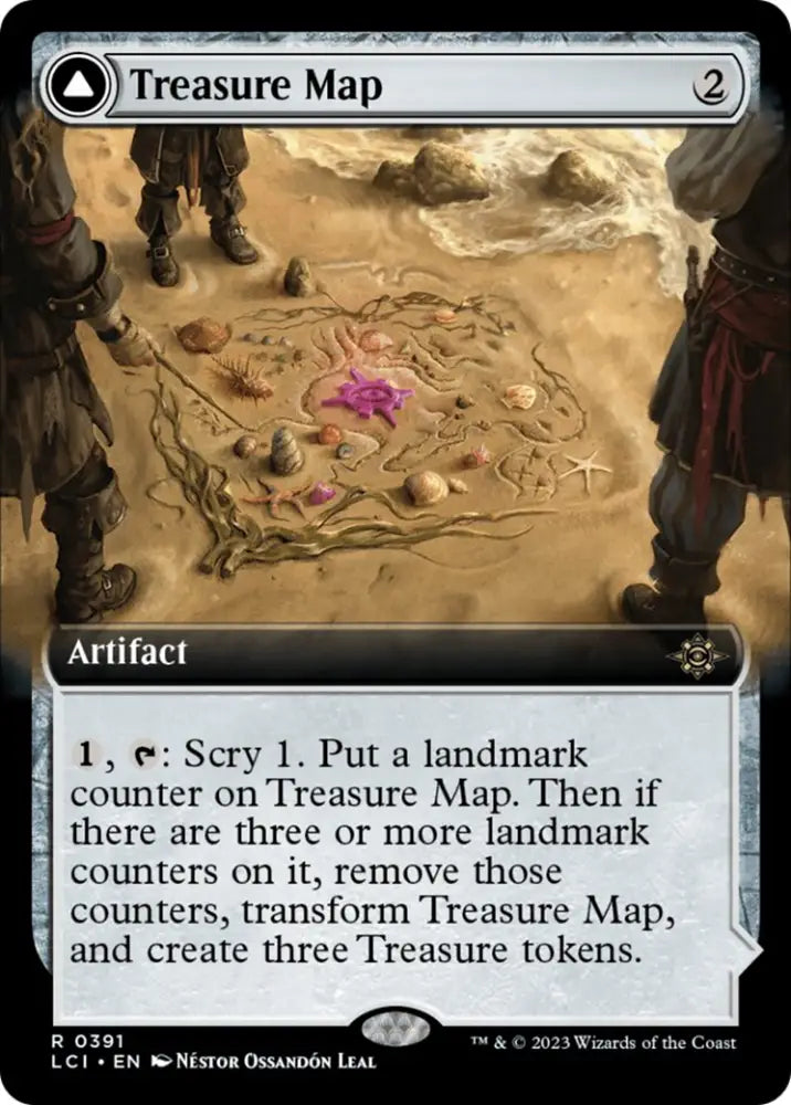 Treasure Map // Treasure Cove [The Lost Caverns of Ixalan] - MTG Single