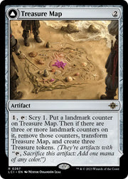 Treasure Map // Treasure Cove [The Lost Caverns of Ixalan] - MTG Single