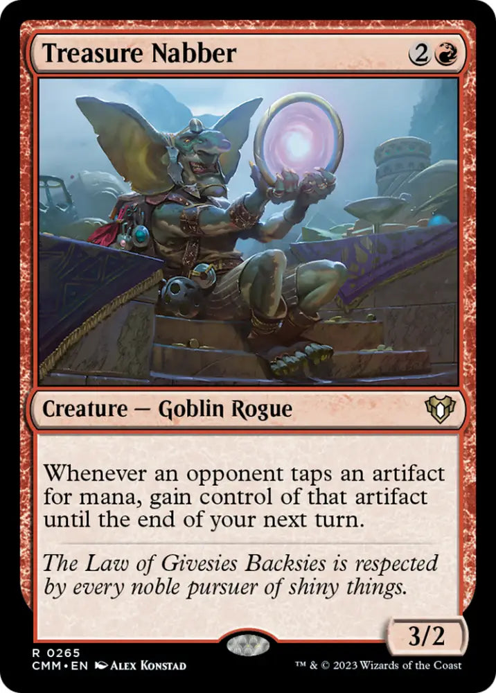Treasure Nabber [Commander Masters] - MTG Single