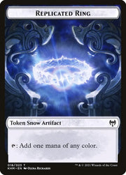 Treasure // Replicated Ring Double-Sided Token [Kaldheim Tokens] - MTG Single