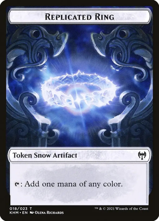 Treasure // Replicated Ring Double-Sided Token [Kaldheim Tokens] - MTG Single
