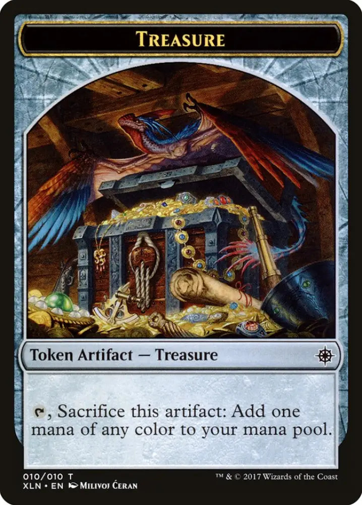 Treasure Token (010/010) [Ixalan Tokens] - MTG Single