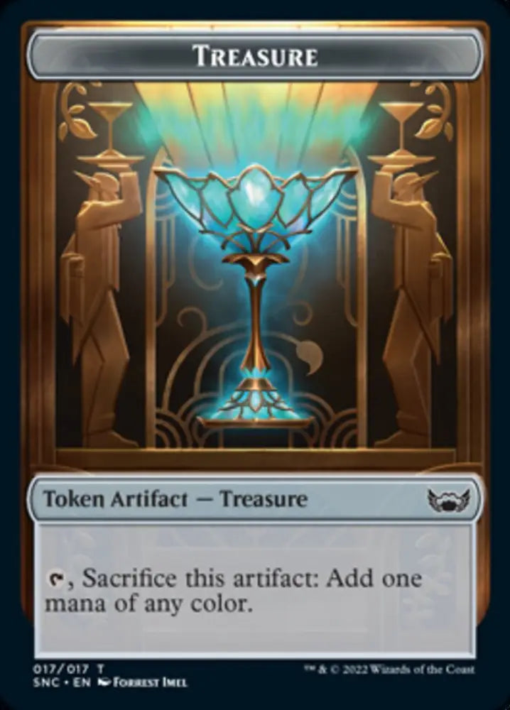 Treasure Token (017) [Streets of New Capenna Tokens] - MTG Single