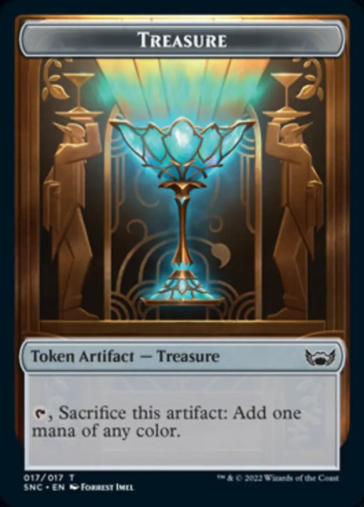 Treasure Token (017) [Streets of New Capenna Tokens] - MTG Single