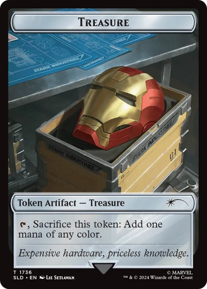 Treasure Token (1736) (Rainbow Foil) [Secret Lair Drop Series] - MTG Single