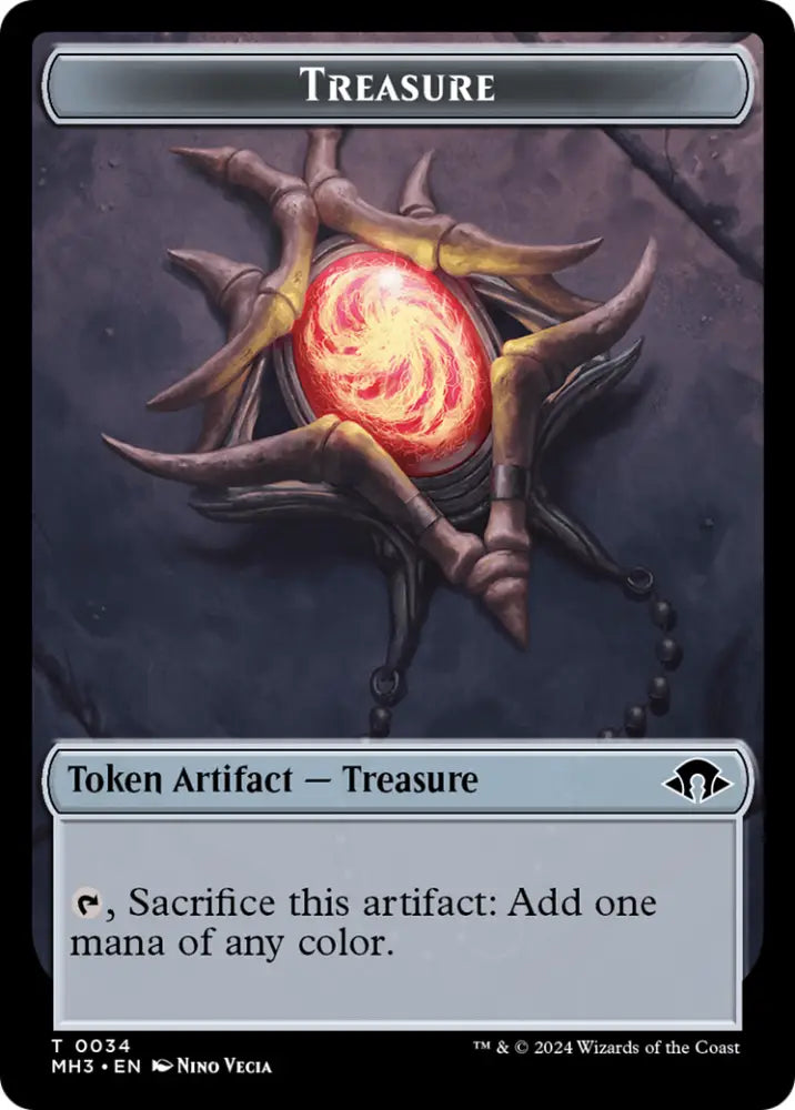 Treasure Token [Modern Horizons 3 Tokens] - MTG Single