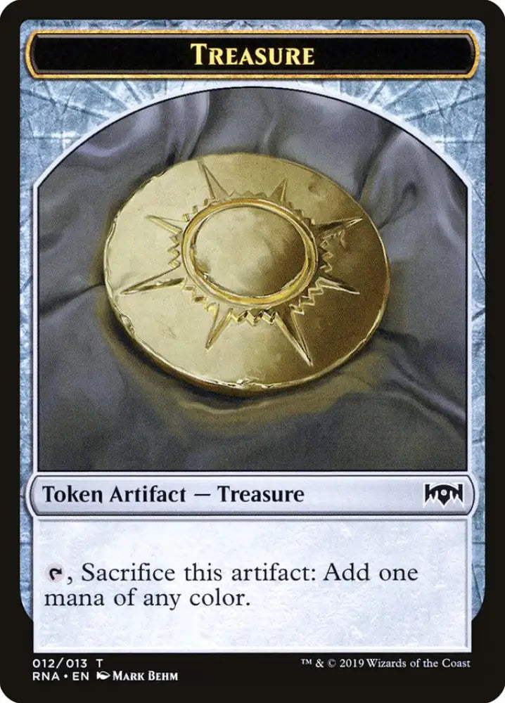 Treasure Token [Ravnica Allegiance Tokens] - MTG Single