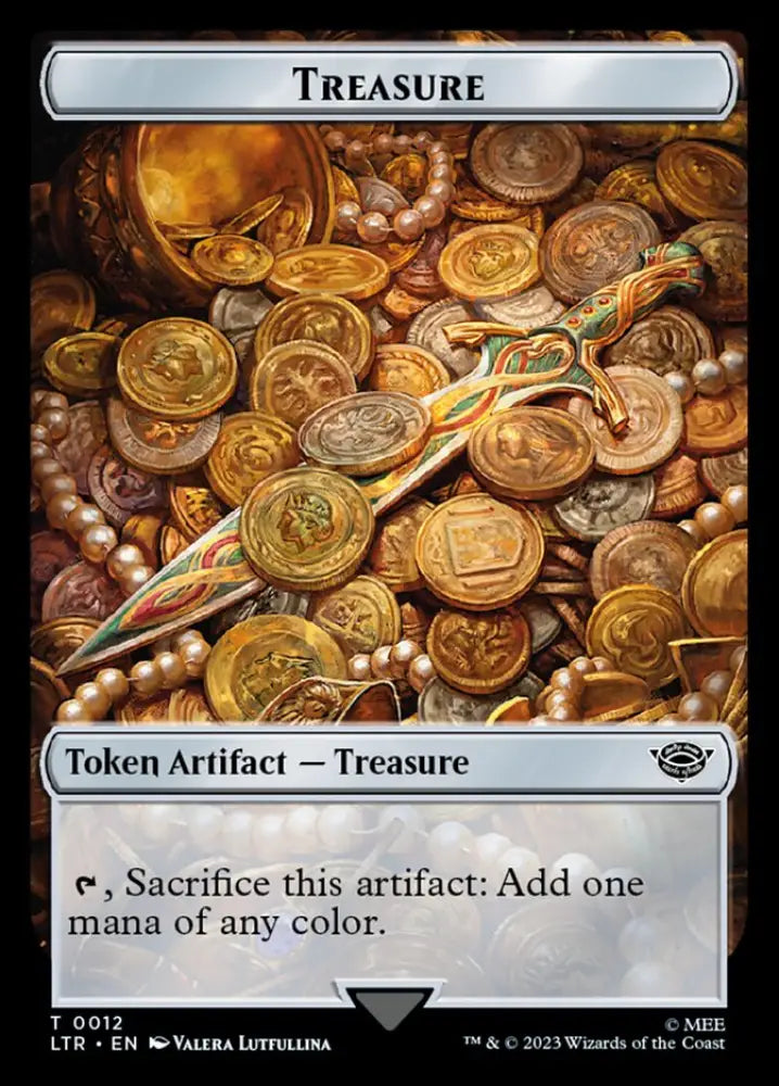 Treasure Token [The Lord of the Rings: Tales of Middle-Earth Tokens] - MTG Single