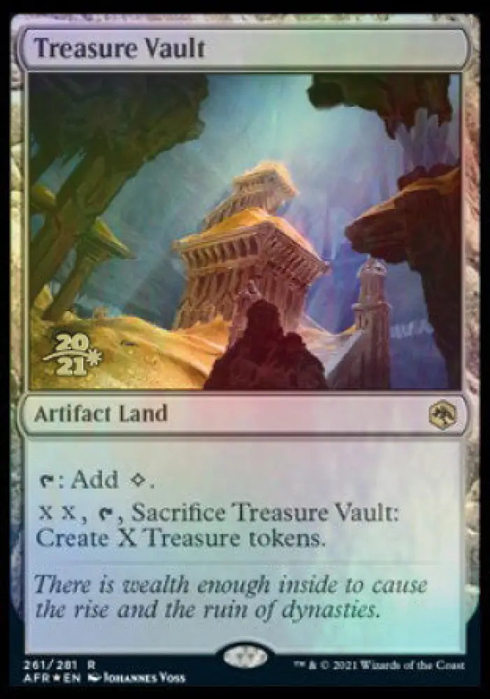 Treasure Vault [Dungeons & Dragons: Adventures in the Forgotten Realms Prerelease Promos] - MTG Single
