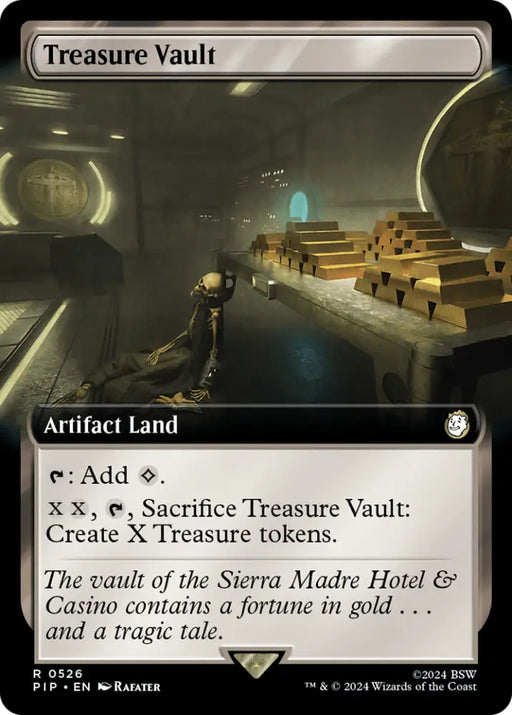 Treasure Vault (Extended Art) [Fallout] - MTG Single