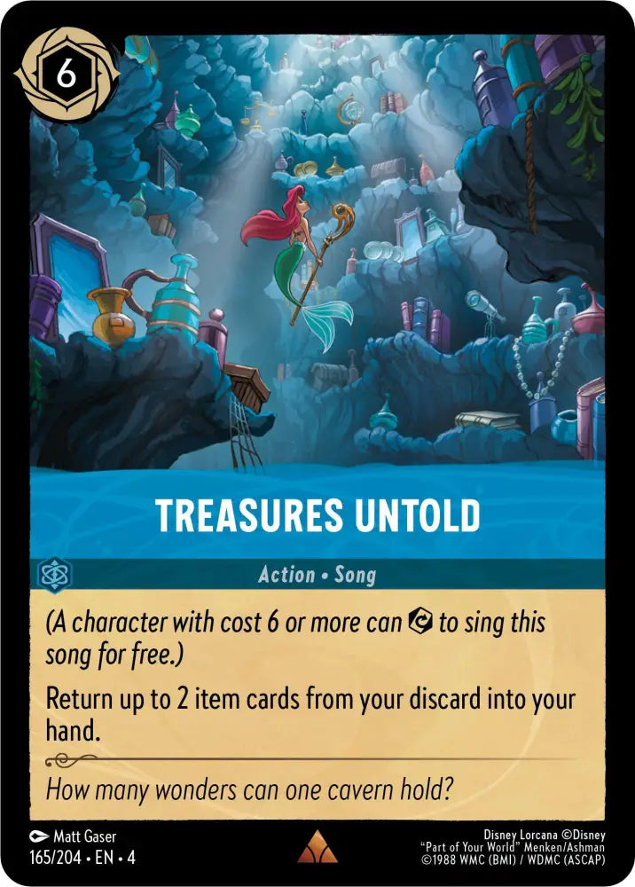 Treasures Untold (165/204) [Ursula’s Return] - Lorcana Single