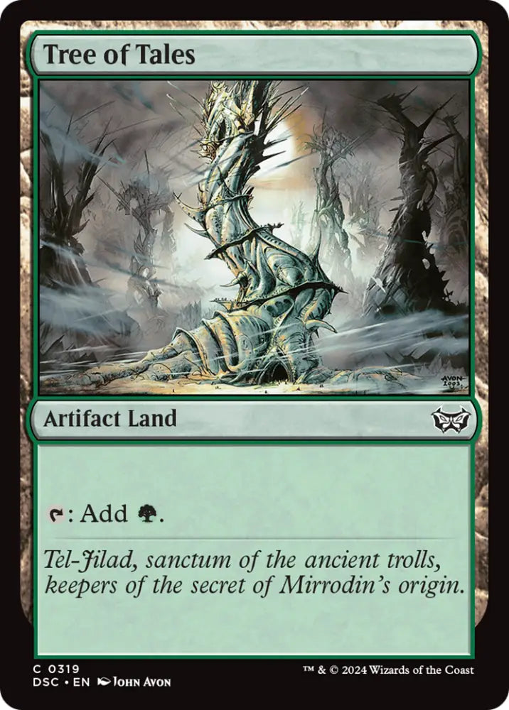 Tree of Tales [Duskmourn: House of Horror Commander] - MTG Single