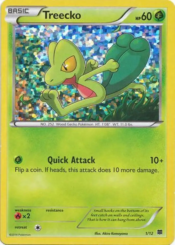Treecko (1/12) [McDonald’s Promos: 2015 Collection] - Pokemon Single