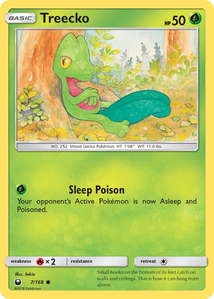 Treecko (7/168) [Sun & Moon: Celestial Storm] - Pokemon Single