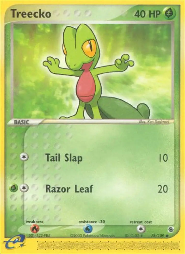 Treecko (76/109) [EX: Ruby & Sapphire] - Pokemon Single