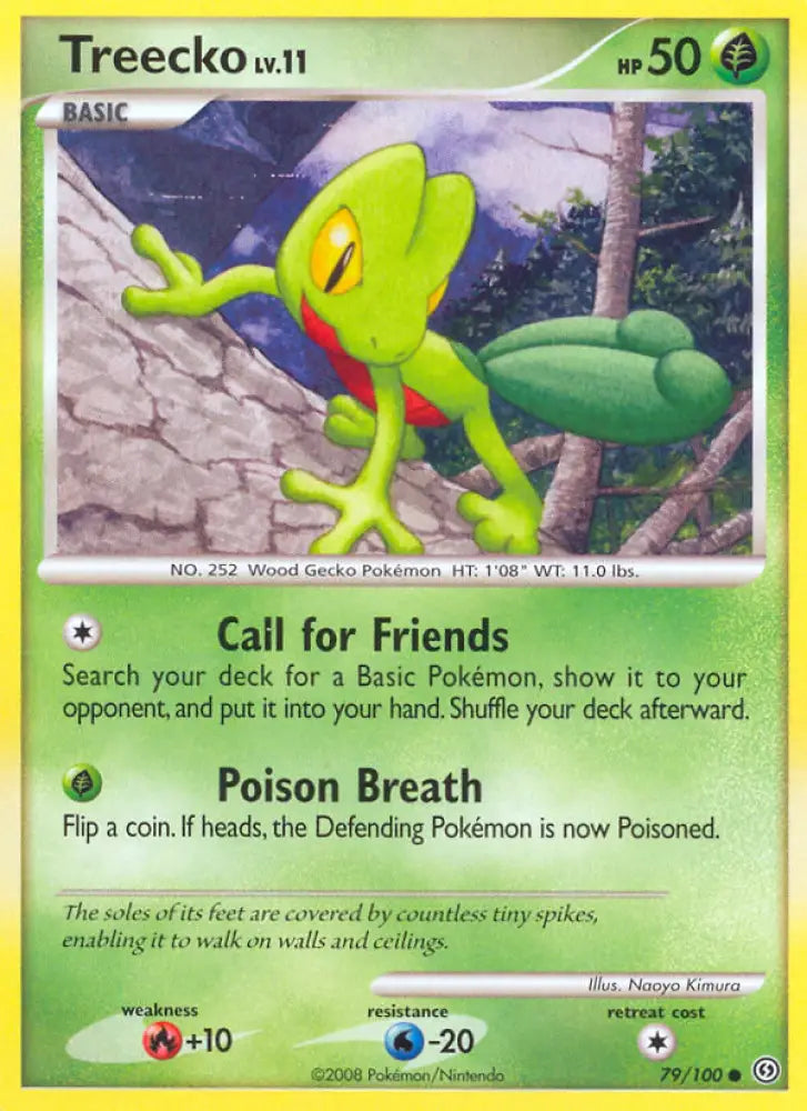 Treecko (79/100) [Diamond & Pearl: Stormfront] - Pokemon Single
