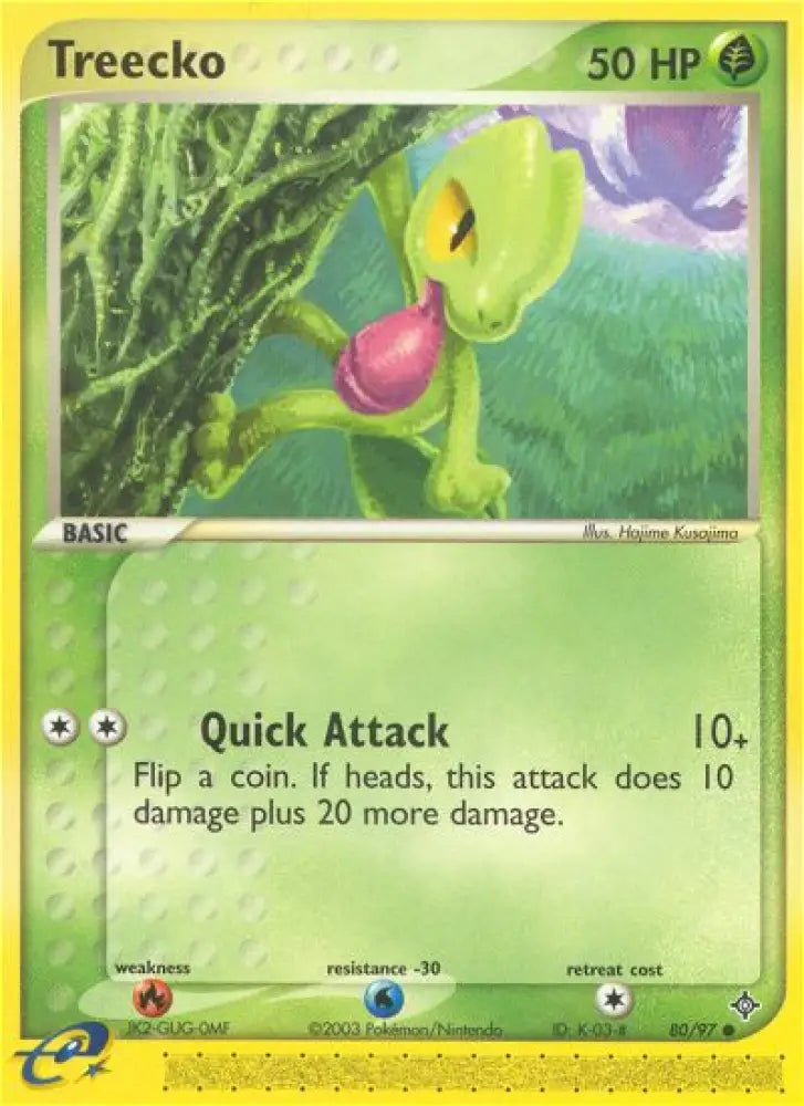Treecko (80/97) [EX: Dragon] - Pokemon Single