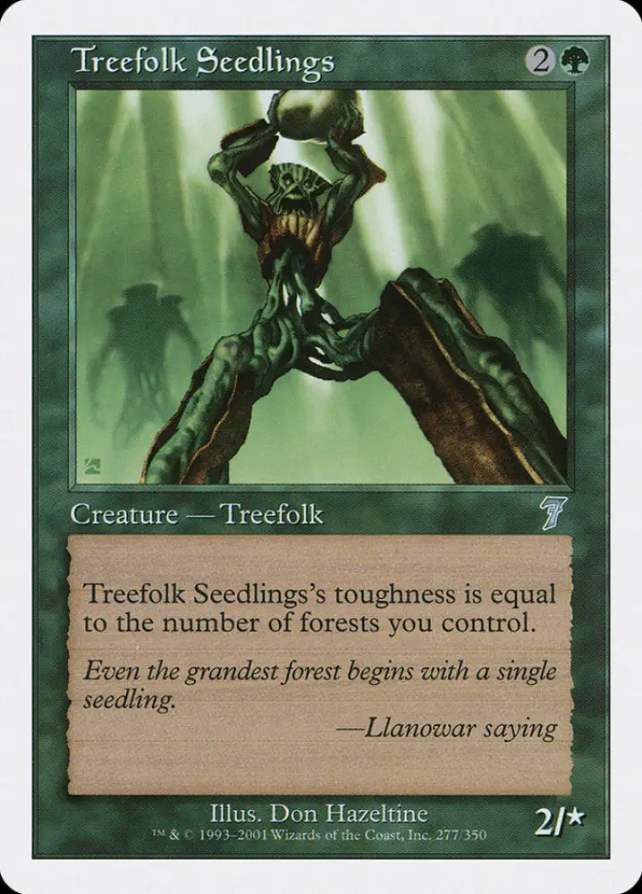 Treefolk Seedlings [Seventh Edition] - MTG Single