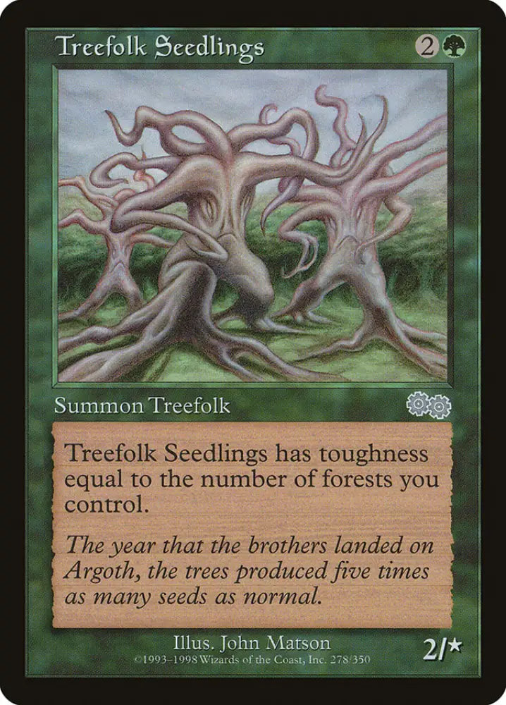 Treefolk Seedlings [Urza’s Saga] - MTG Single
