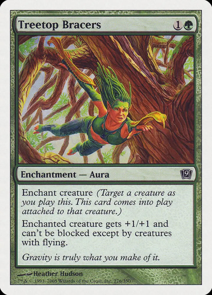 Treetop Bracers [Ninth Edition] - MTG Single