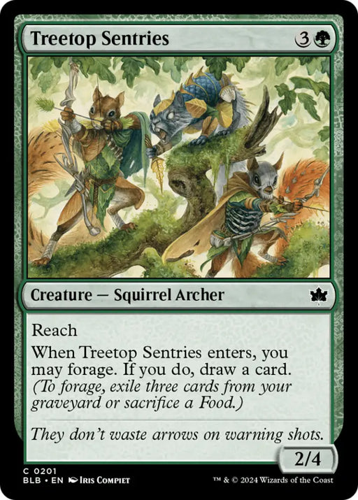 Treetop Sentries [Bloomburrow] - MTG Single