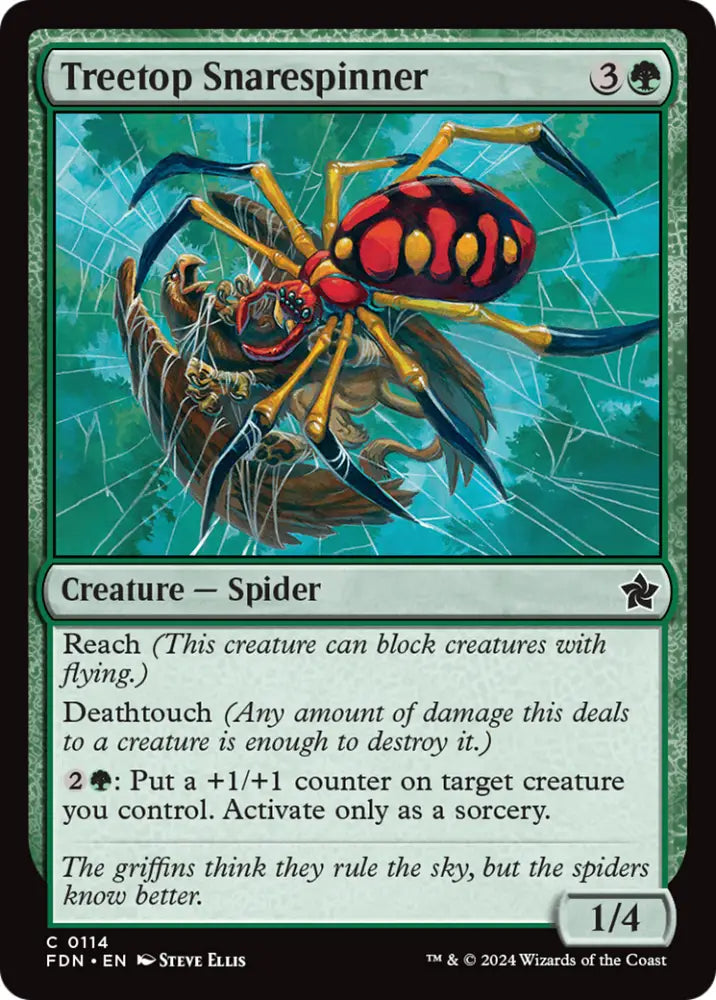 Treetop Snarespinner [Foundations] - MTG Single
