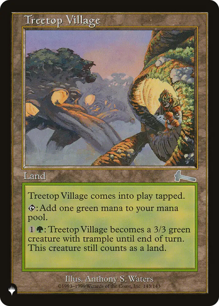 Treetop Village [The List] - MTG Single