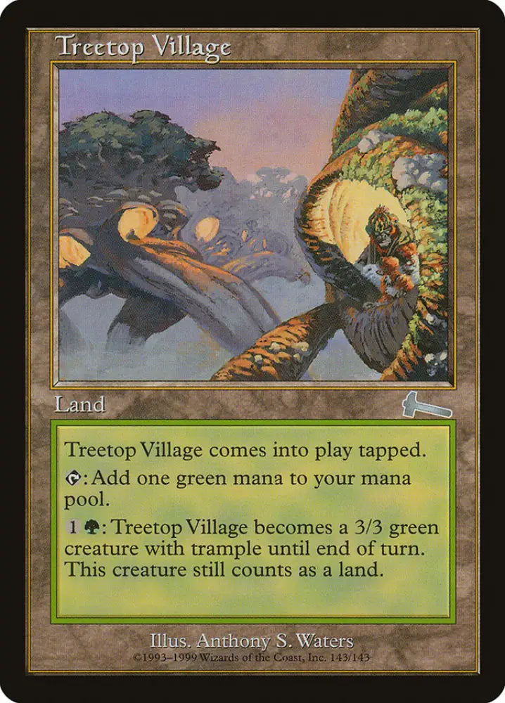 Treetop Village [Urza’s Legacy] - MTG Single