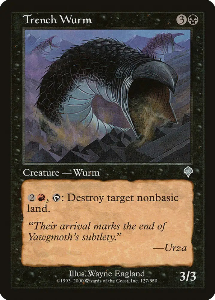 Trench Wurm [Invasion] - MTG Single