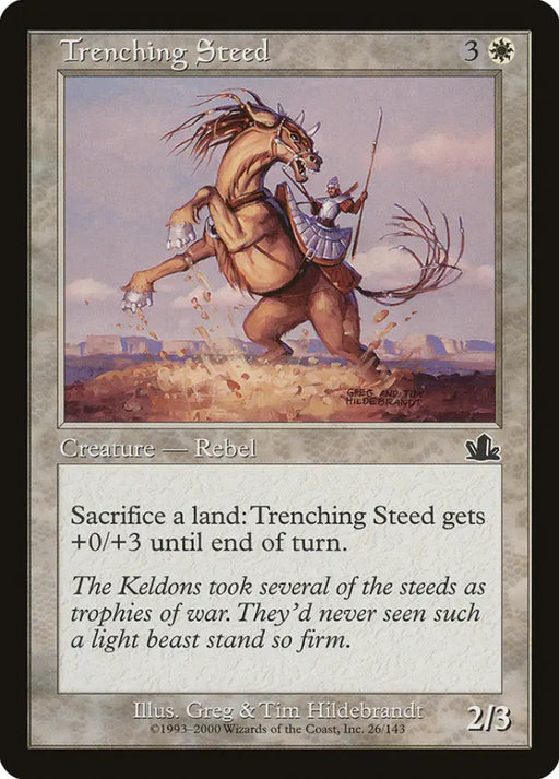 Trenching Steed [Prophecy] - MTG Single