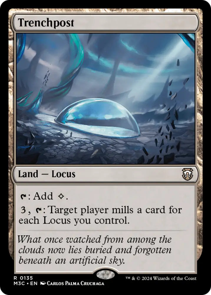 Trenchpost (Extended Art) [Modern Horizons 3 Commander] - MTG Single