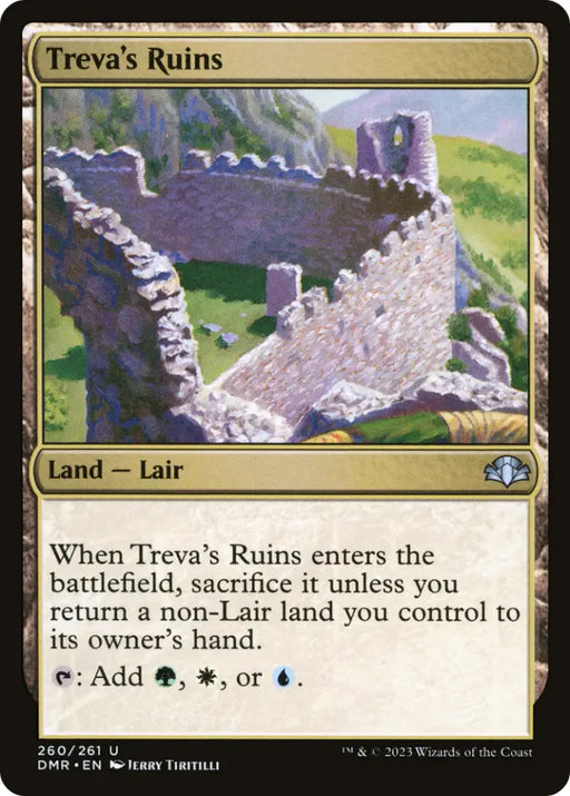 Treva’s Ruins [Dominaria Remastered] - MTG Single
