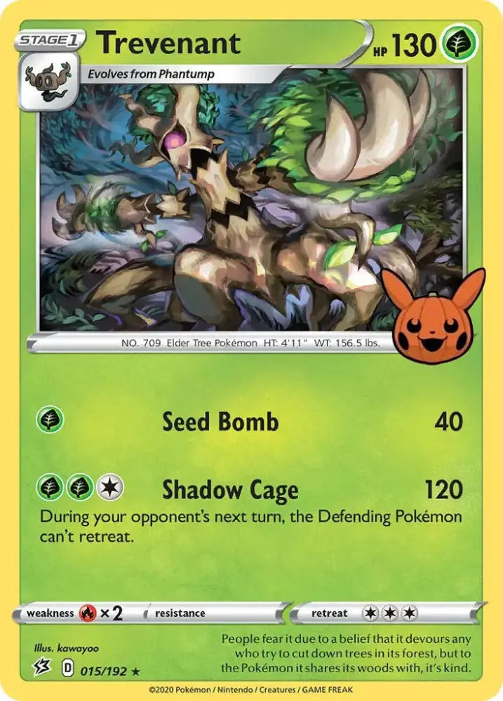 Trevenant (015/192) [Trick or Trade] - Pokemon Single