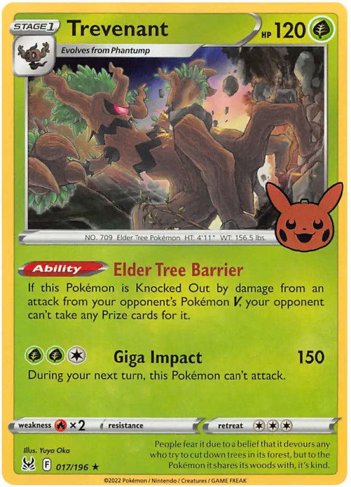 Trevenant (017/196) [Trick or Trade 2023] - Pokemon Single