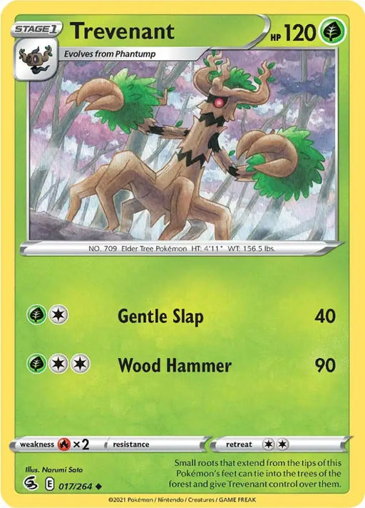 Trevenant (017/264) [Sword & Shield: Fusion Strike] - Pokemon Single