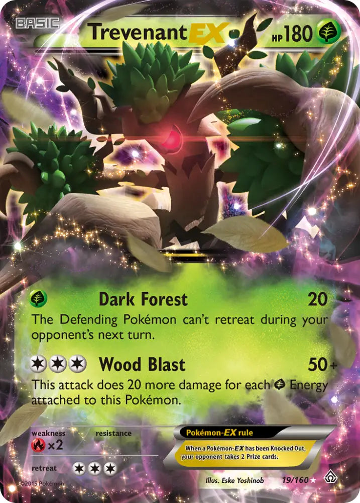 Trevenant EX (19/160) [XY: Primal Clash] - Pokemon Single