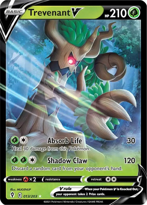 Trevenant V (013/203) [Sword & Shield: Evolving Skies] - Pokemon Single