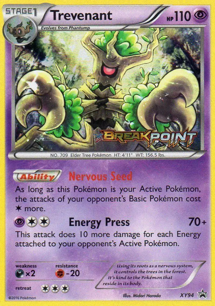 Trevenant (XY94) (Prerelease) [XY: Black Star Promos] - Pokemon Single