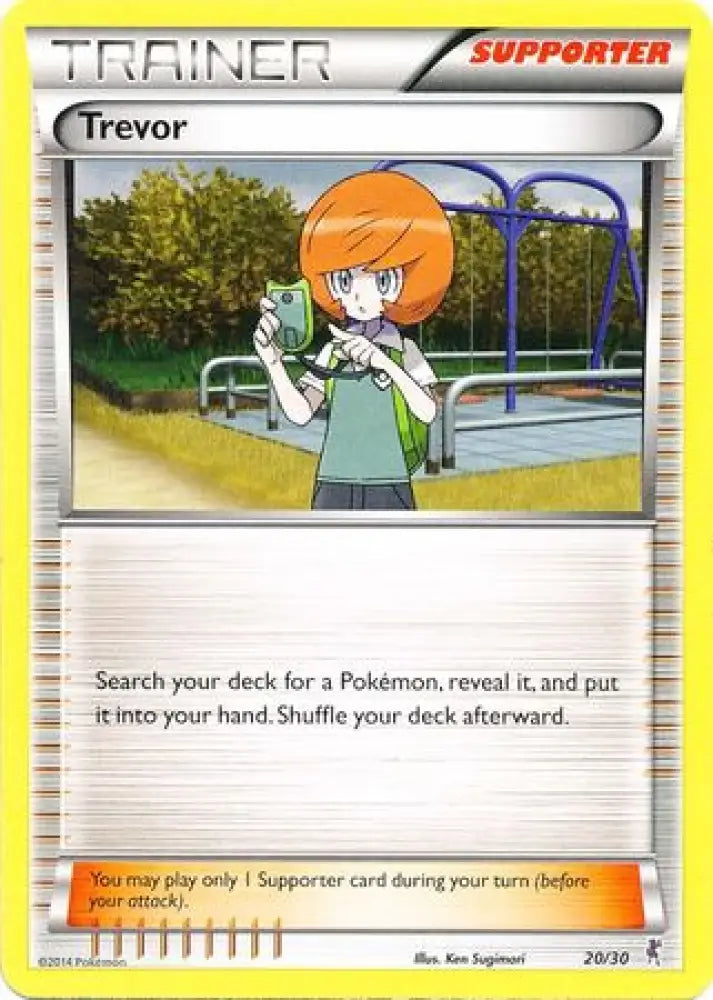 Trevor (20/30) [XY: Trainer Kit 1 - Bisharp] - Pokemon Single