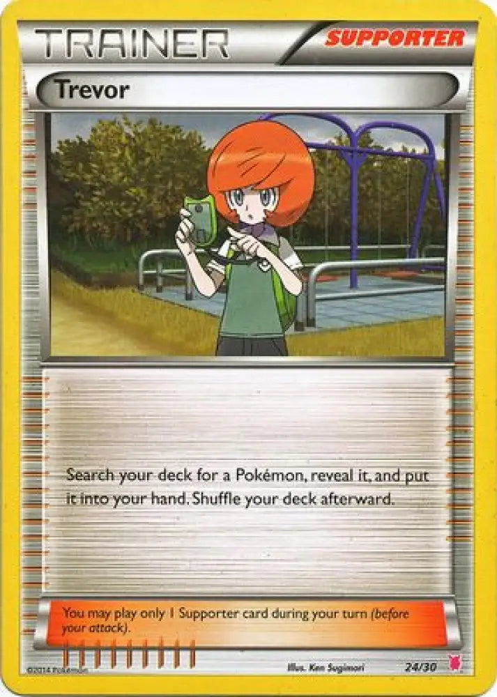 Trevor (24/30) [XY: Trainer Kit 1 - Wigglytuff] - Pokemon Single