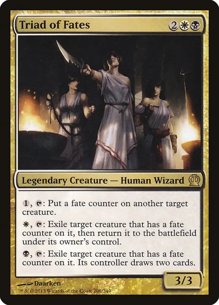 Triad of Fates [Theros] - MTG Single