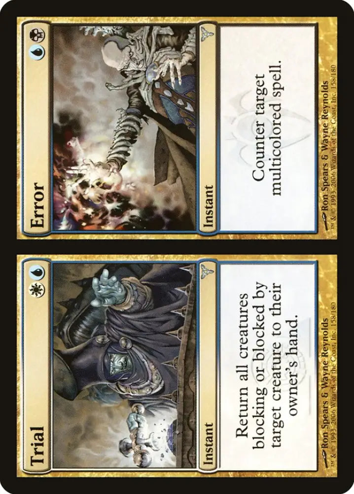 Trial // Error [Dissension] - MTG Single