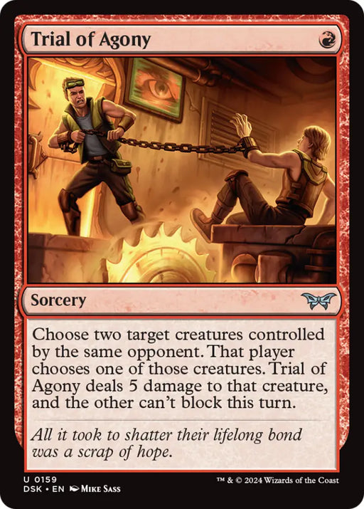 Trial of Agony [Duskmourn: House of Horror] - MTG Single